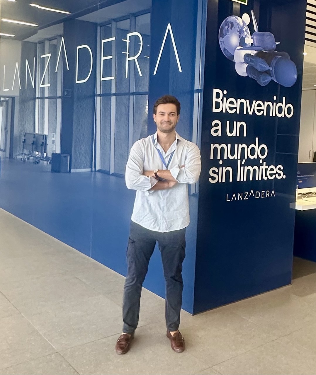 Javier Boccio en Lanzadera durante la etapa de AISUPPLY